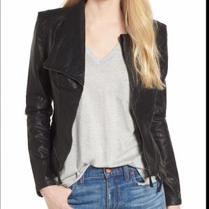 BLANK NYC BLACK LEATHER JACKET MEDIUM